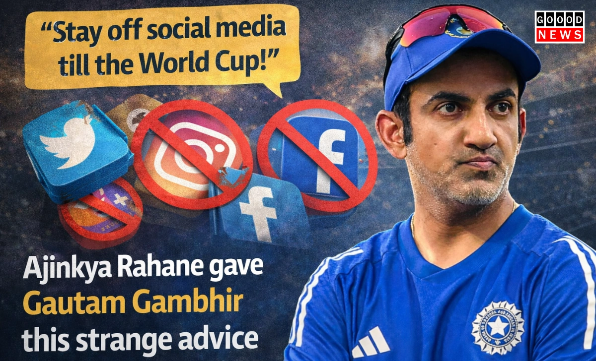 A 'ban' on social media until the World Cup Ajinkya Rahane gave Gautam Gambhir this strange advice